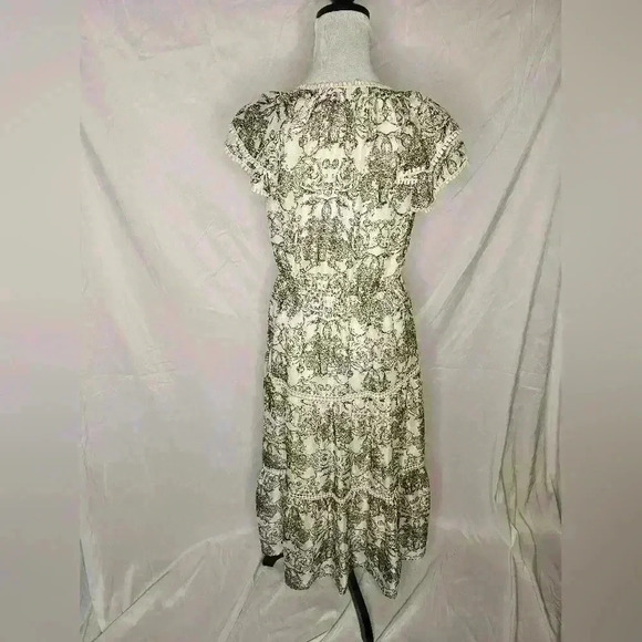 Moon River black and white Bohemian dress size small - Picture 4 of 5